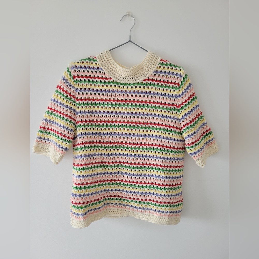 Striped Knit Top